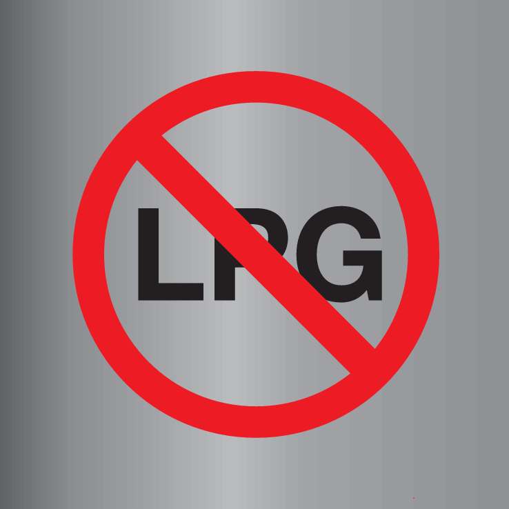 Afbeelding van categorie Verboden LPG