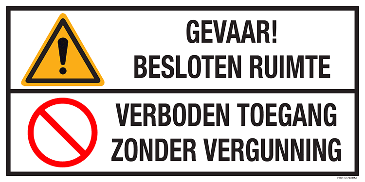 Afbeelding van categorie Verboden Toegang Zonder Vergunning