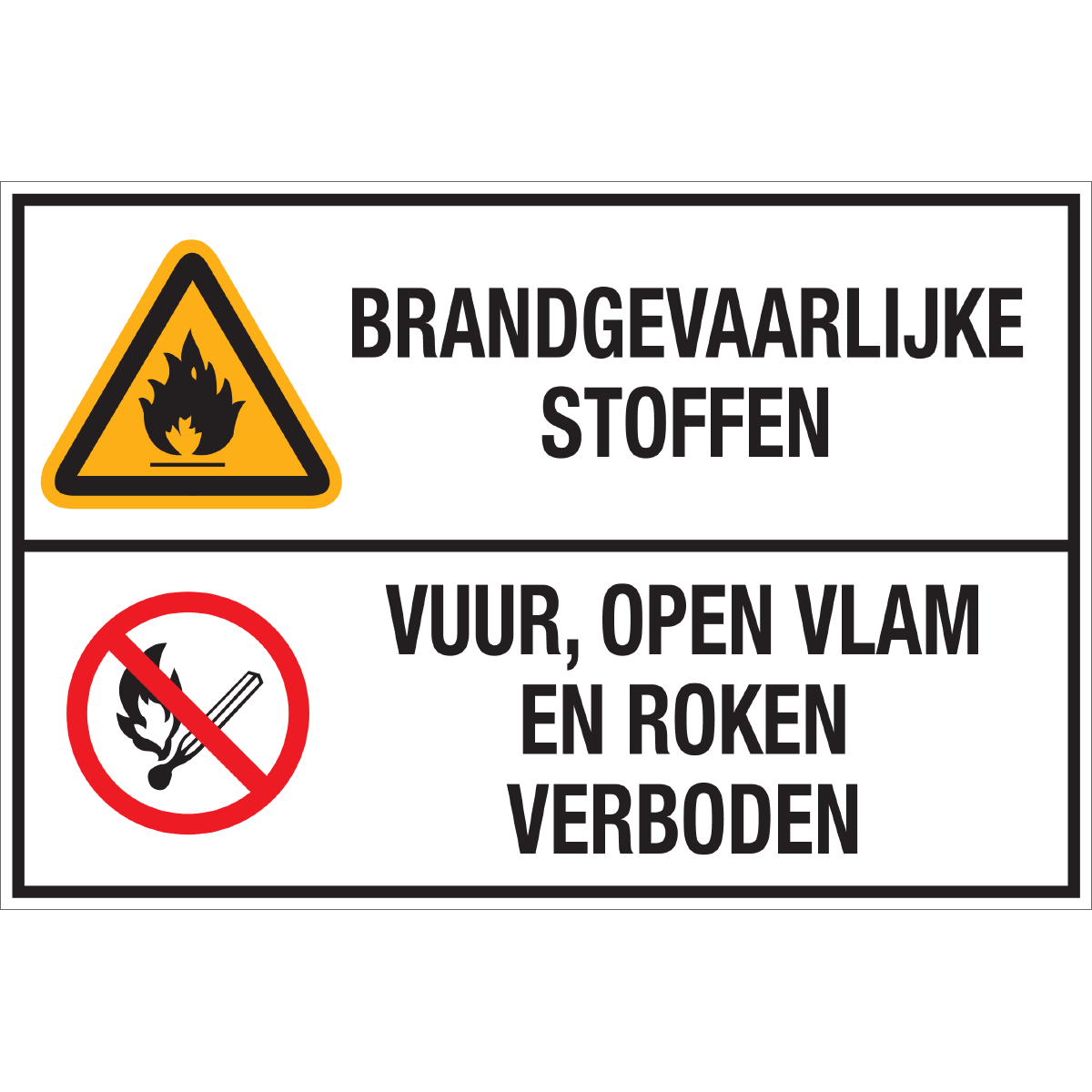 Afbeelding van categorie Brandgevaarlijke Stoffen - Open Vuur Verboden