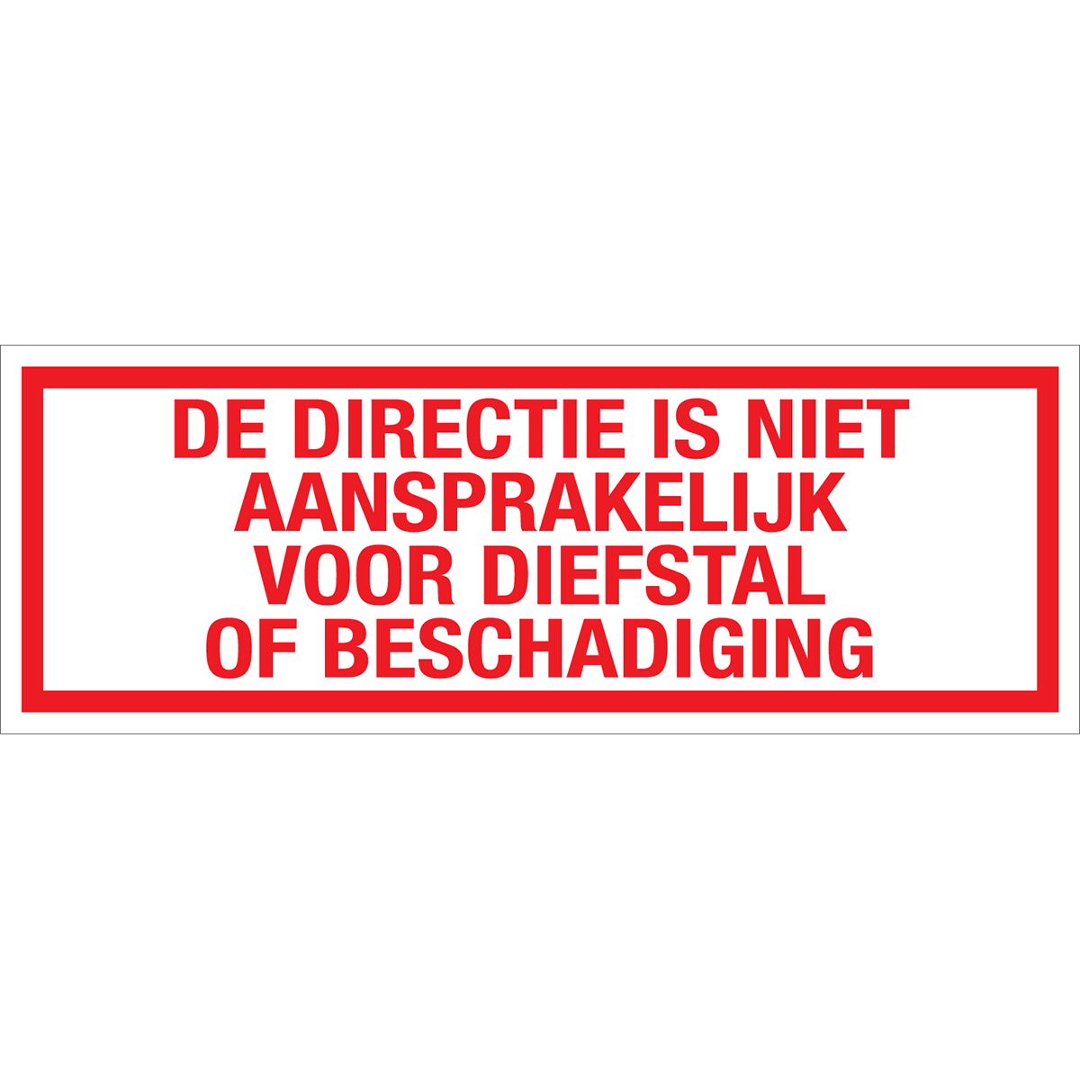 Afbeelding van categorie Aansprakelijkheid Directie