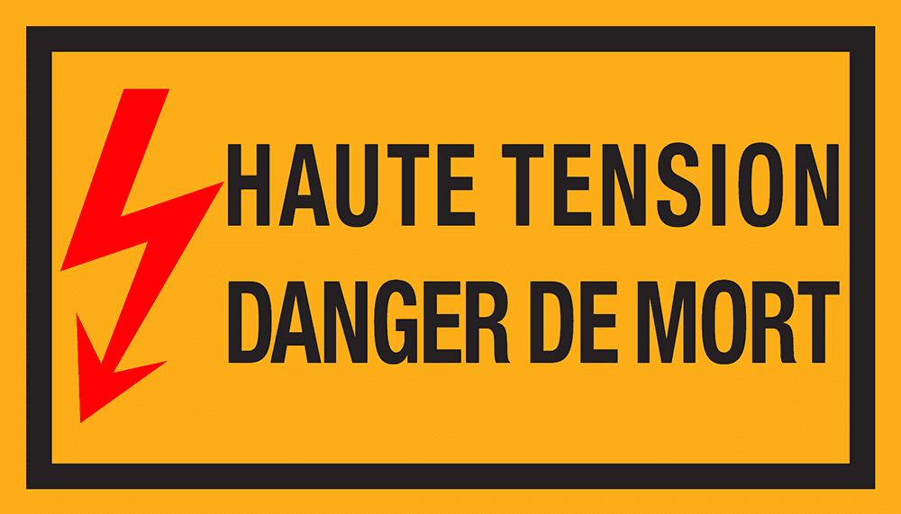 Afbeelding van categorie Haute Tension - Danger de Mort