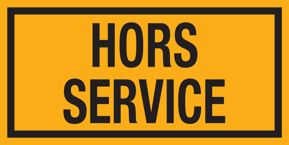 Afbeelding van categorie Hors Service