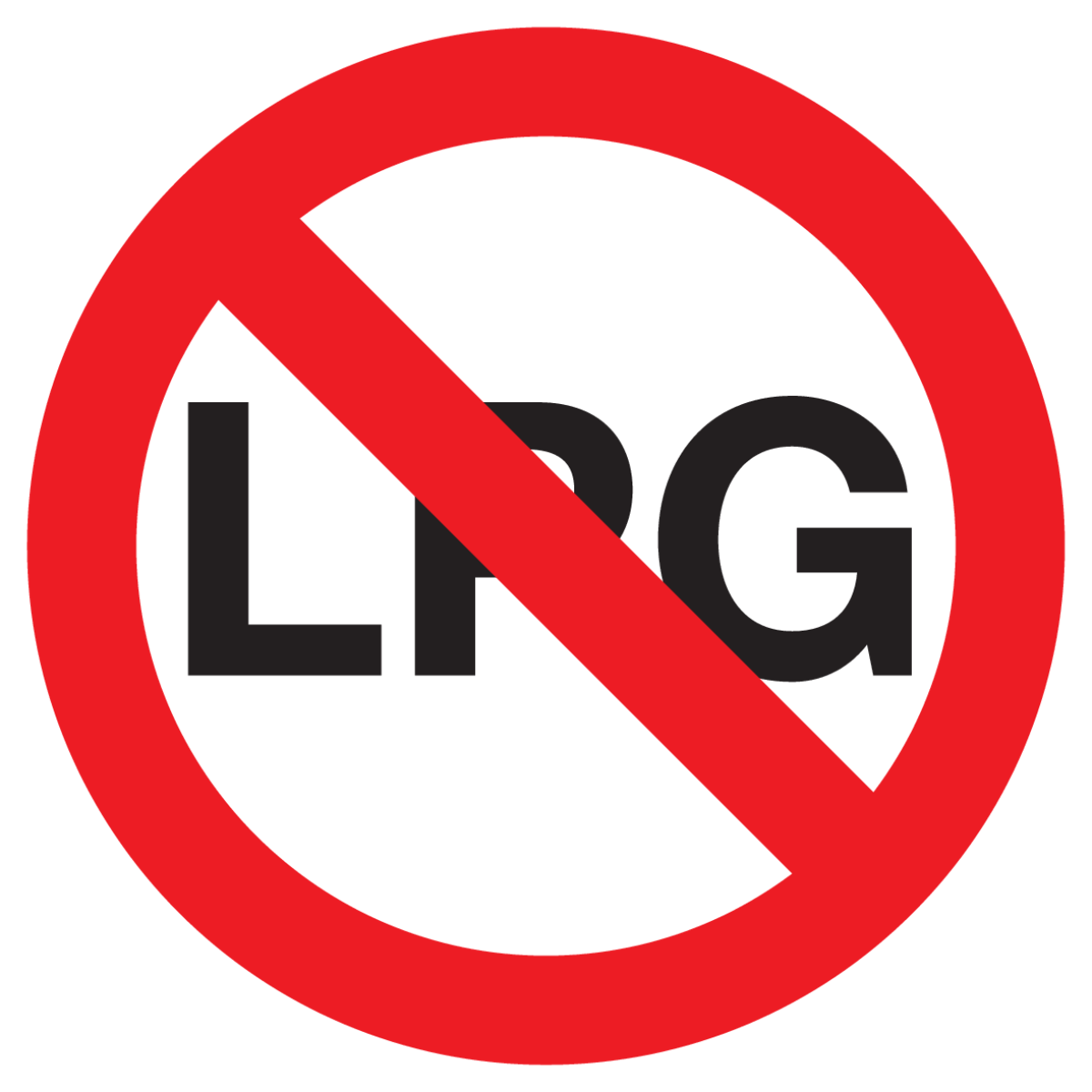 Afbeelding van categorie Verboden LPG