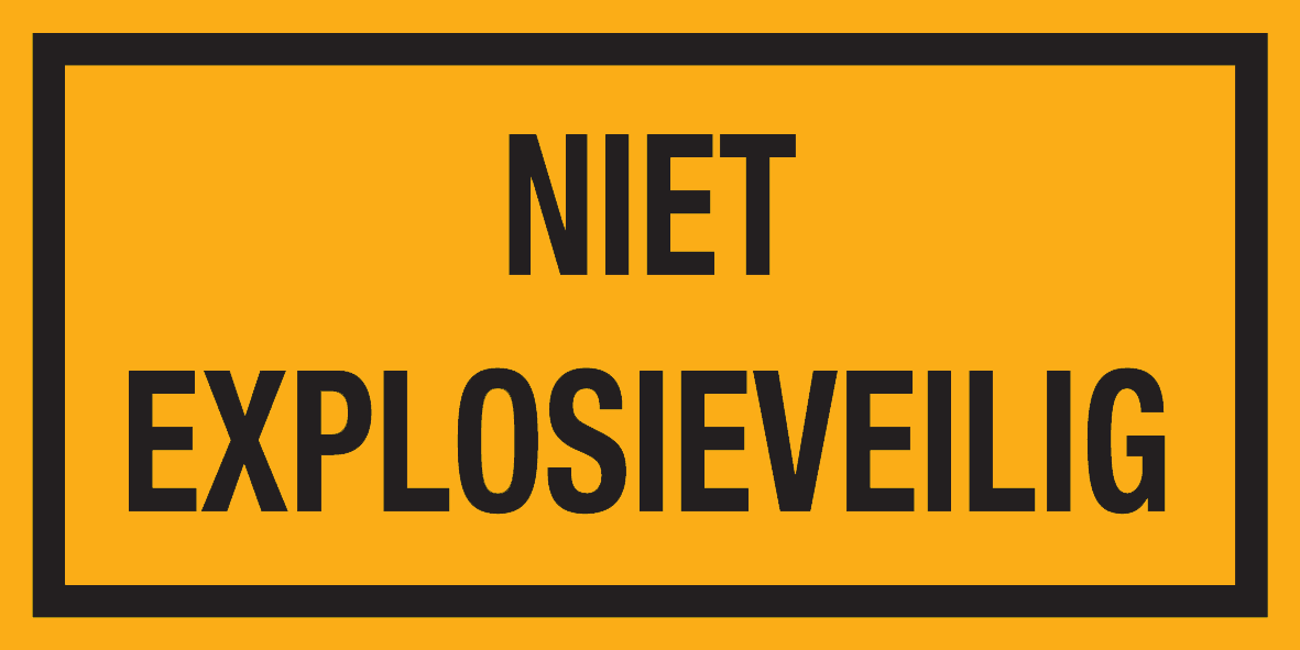 Afbeelding van categorie Niet explosieveilig