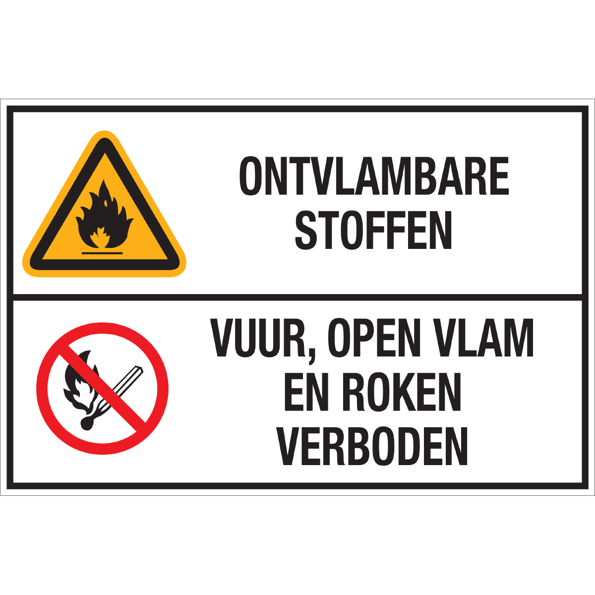 Afbeelding van categorie Ontvlambare Stoffen - Open Vuur Verboden