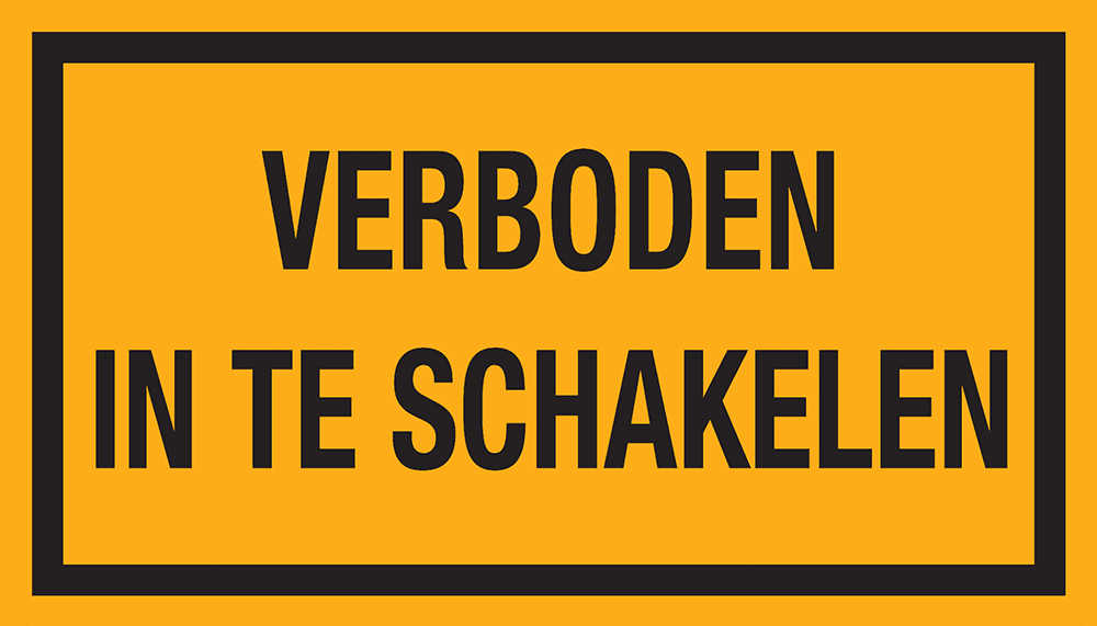 Afbeelding van categorie Verboden in te schakelen