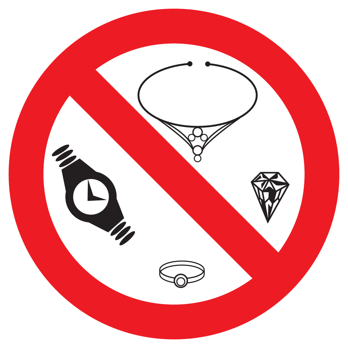 Afbeelding van categorie Sieraden Verboden