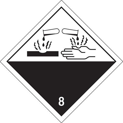 Afbeelding van categorie Bijtende Stoffen - Klasse 8