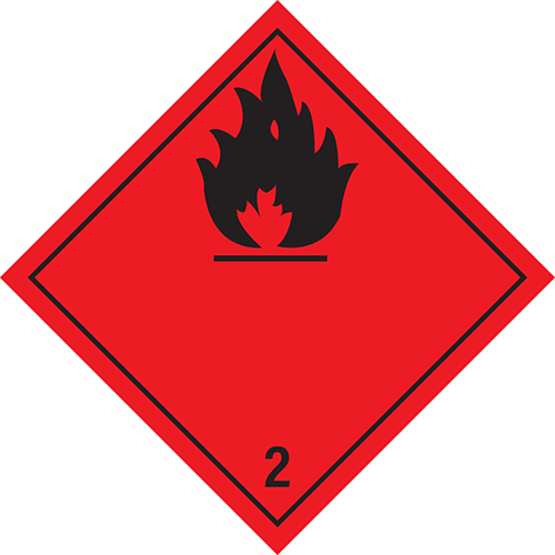 Afbeelding van categorie Brandbare gassen - Klasse 2.1