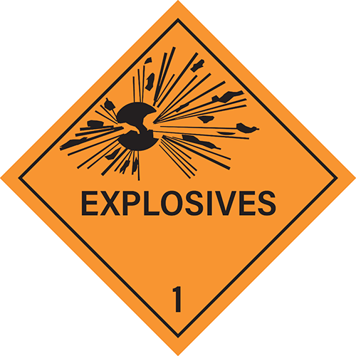 Afbeelding van categorie Explosives Stoffen - Klasse 1