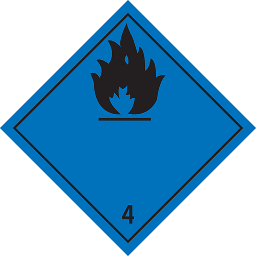 Afbeelding van categorie Stoffen die in contact met water brandbare gassen ontwikkelen - Klasse 4.3