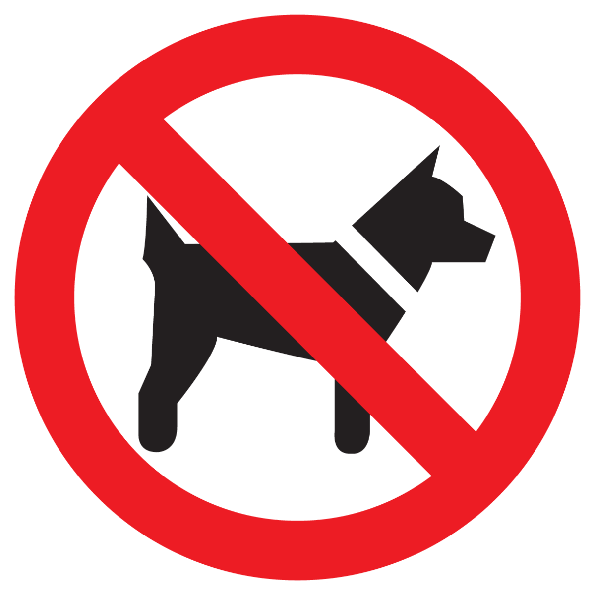 Afbeelding van categorie Honden Verboden