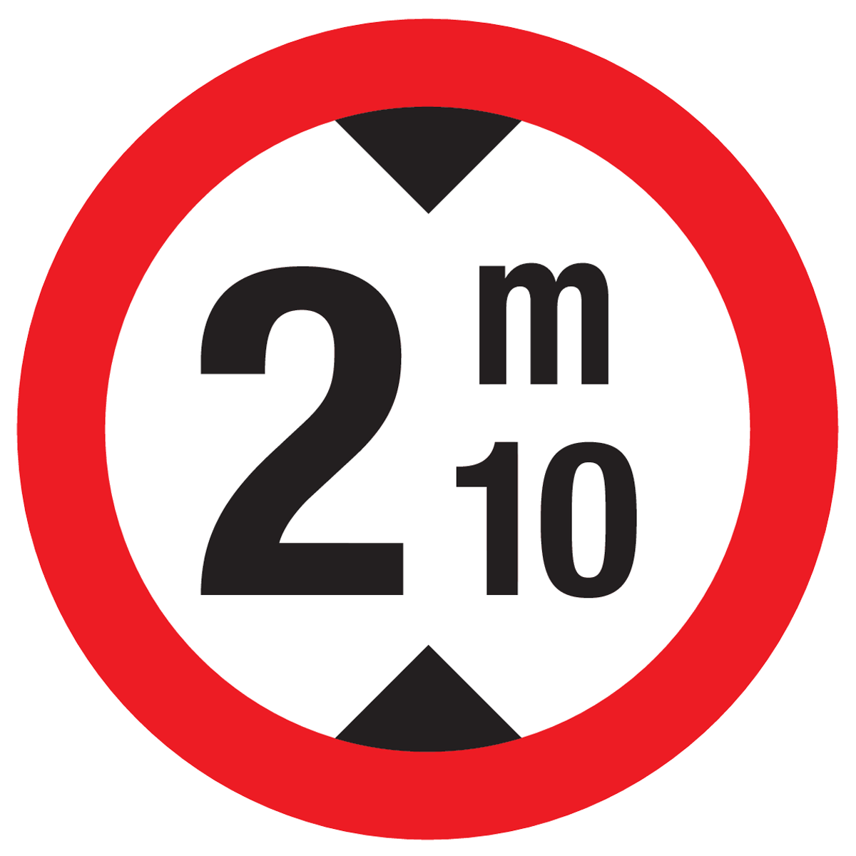 Afbeelding van categorie Maximale hoogte diversen