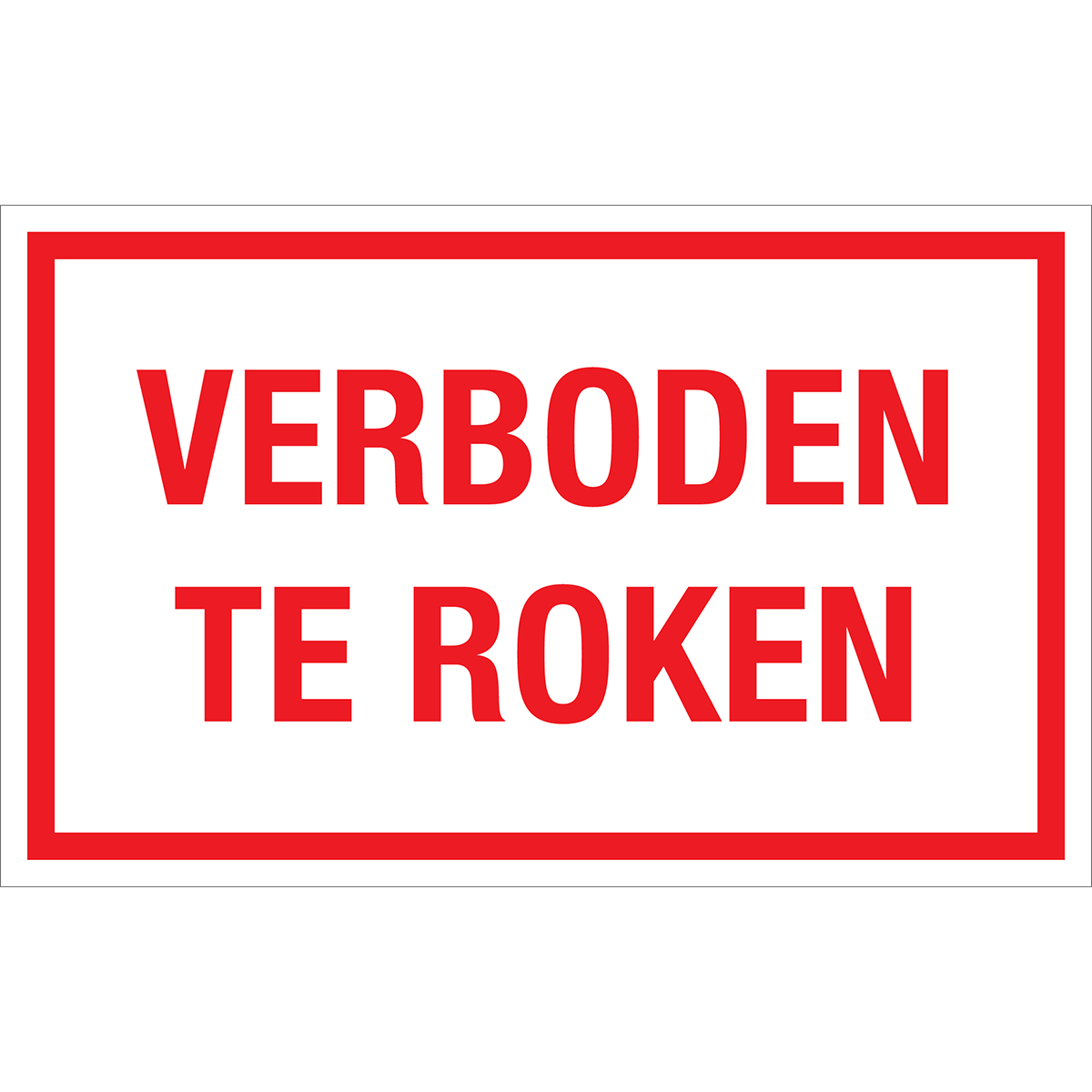 Afbeelding van categorie Roken Verboden Diversen