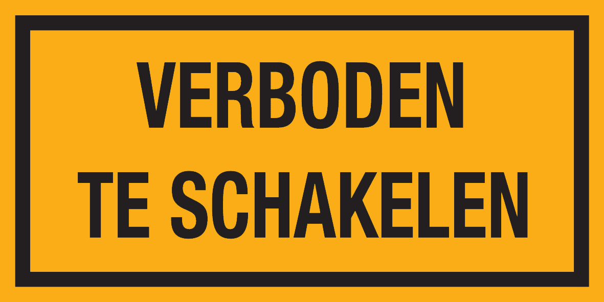 Afbeelding van categorie Verboden te schakelen