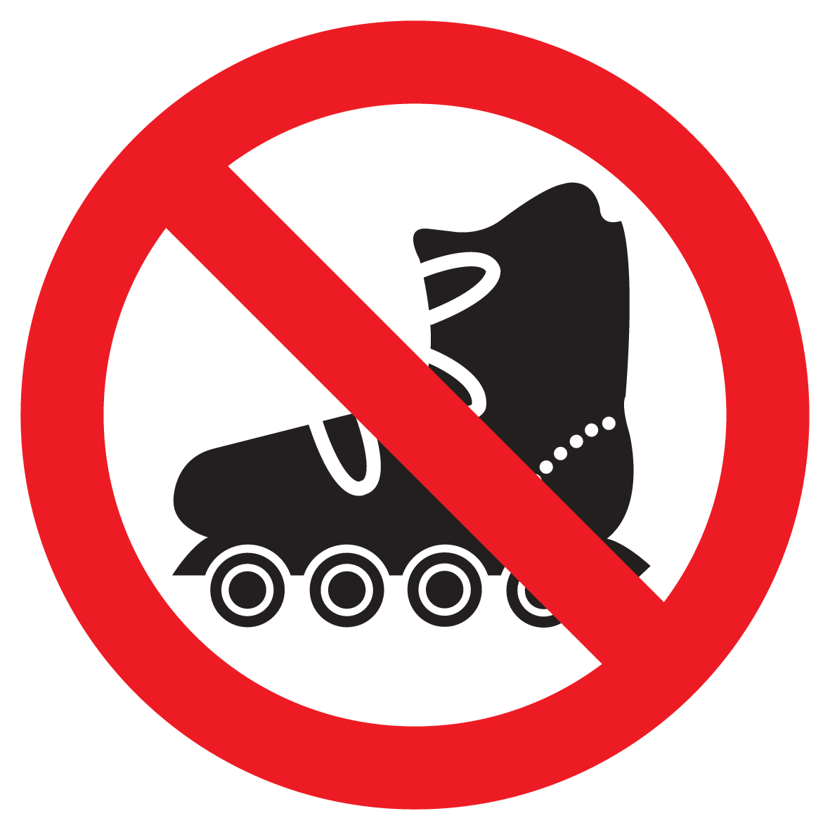 Afbeelding van categorie Verboden voor skates/skateboards