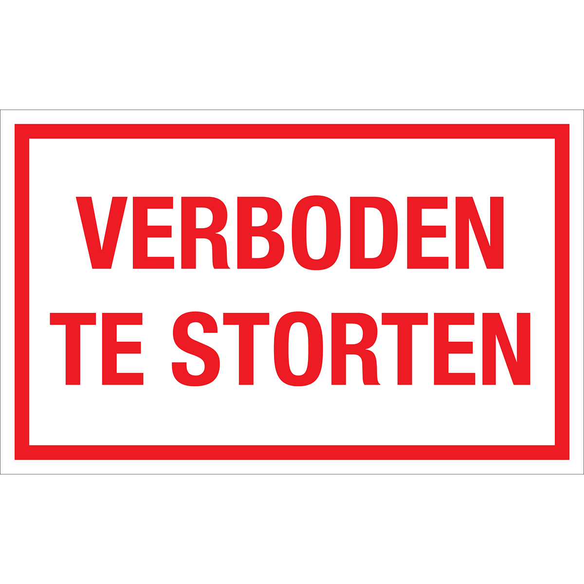 Afbeelding van categorie Verboden te Storten