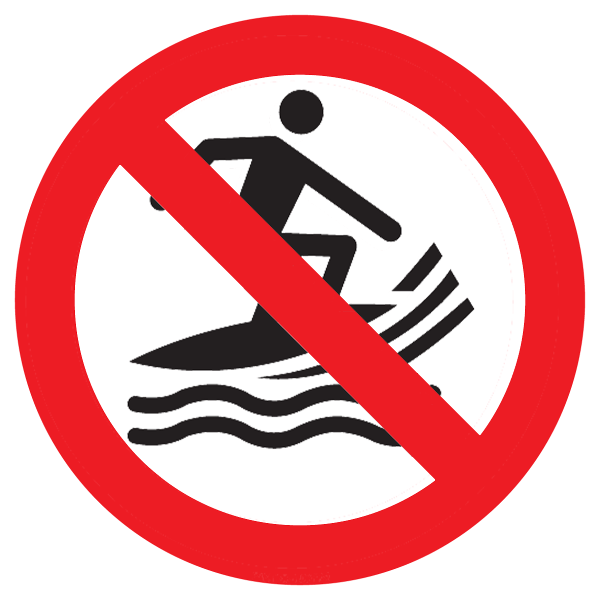 Afbeelding van categorie Surfen verboden