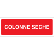 Autocollant Colonne seche