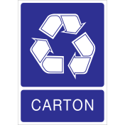 Autocollant recyclage des carton