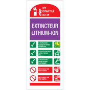 Extincteur Lithium-Ion (Sticker)
