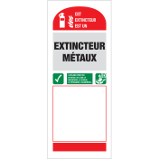 Extincteur Metaux (Sticker)