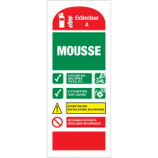 Autocollant Extincteur Mousse
