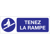 Vloersticker trapleuning gebruiken - ISO7010 - M012