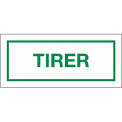 Autocollant Tirer