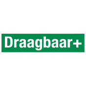 Bord met tekst draagbaar