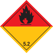 Bord Organische Peroxiden 5.2 - ADR, ADN, IMO, IMDG, RID en IATA