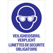 Panneau lunettes de securite obligatoires
