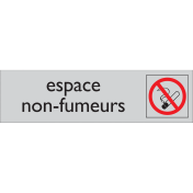 Zelfklevend deurbordje Espace Non-Fumers