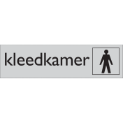 Zelfklevend deurbordje Kleedkamer Heren