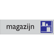 Zelfklevend deurbordje Magazijn