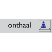 Zelfklevend deurbordje Onthaal