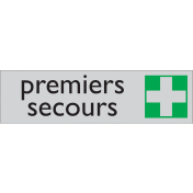 Zelfklevend bordje Premiers Secours