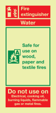 IMO Sign Fire Extinguisher water 