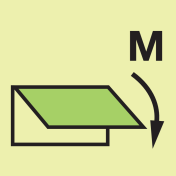 IMO Sign Closing device for machinery spaces ventilation