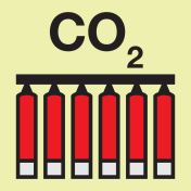 IMO Sign Fixed Co2 Extinguishing Battery