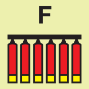 IMO Sign Fixed Foam Extinguishing Battery