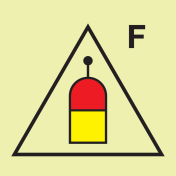 IMO Sign Remote release station Foam