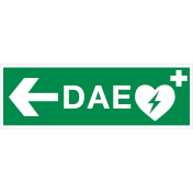 Panneau DAE a gauche ISO7010