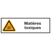 Panneau Matières toxiques
