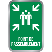 Panneau Point de rassemblement T2000