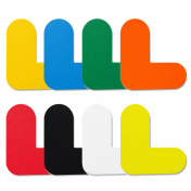 PictoStripe Vloersticker Hoekstuk