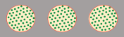 Punt (Sticker fotoluminescerend antislip)