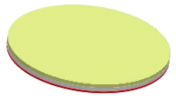 PVC cirkel fotoluminescerend