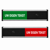 Schuifbord met eigen tekst