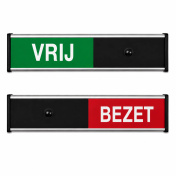 Schuifbordje Vrij - Bezet